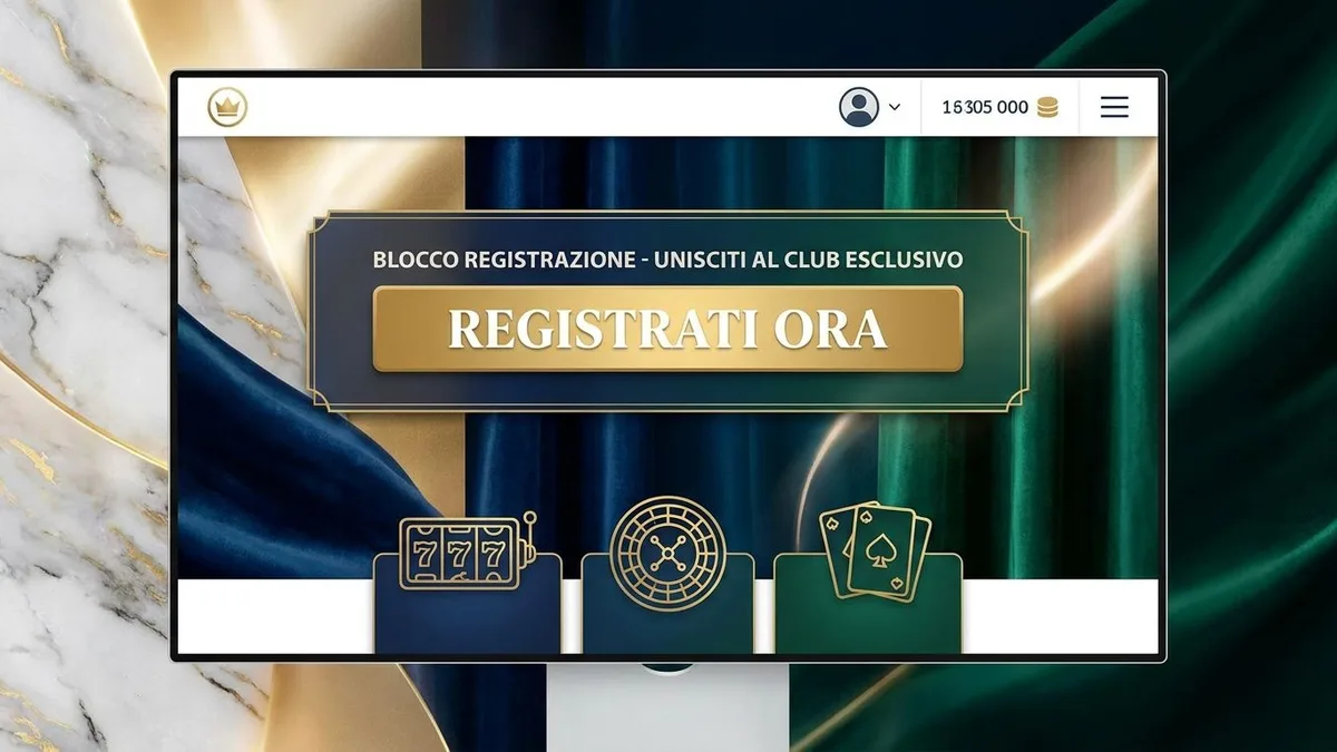 Registrazione con bonus
